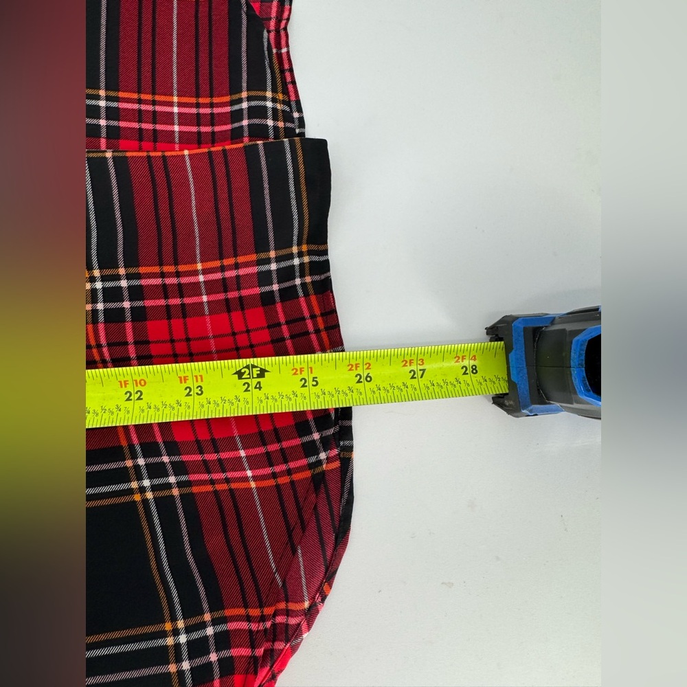 LOFT Red and Black Plaid Tank Top - Picture 7 of 11